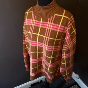 Lisa Says Gah Plaid Knit Sweater – XL / 2X